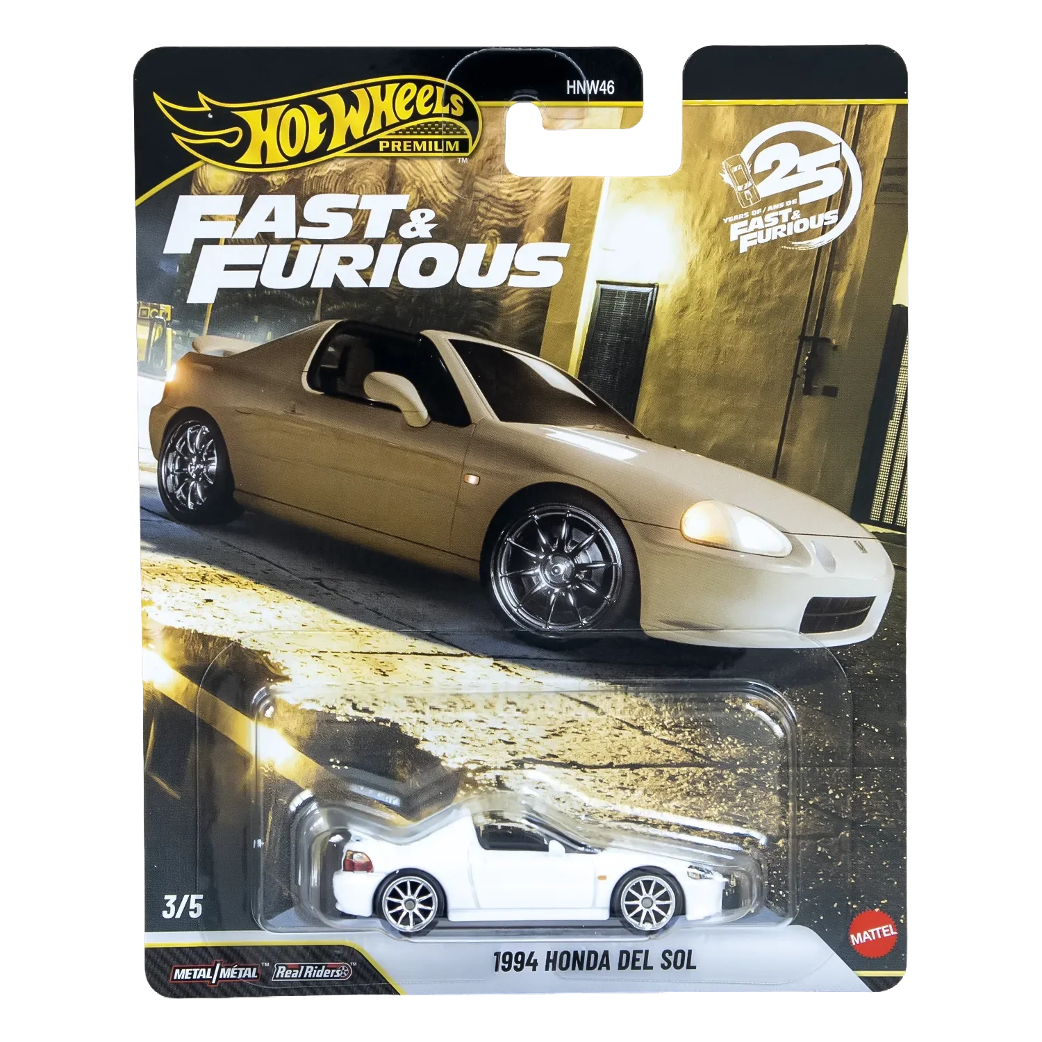 69d91f3632b44-30091971-sw1500sh1500 Hot Wheels Premium Fast Furious 25 Years 1994 Honda DEL SOL - HNW46 - JHW63 - Görsel 1