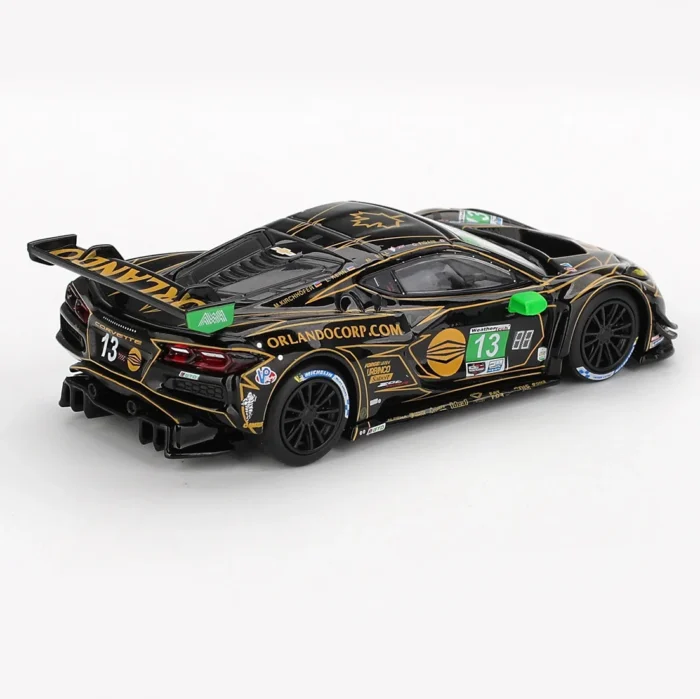 Mini GT 1/64 Chevrolet Corvette Z06 GT3.R #13 AWA 2025 IMSA Daytona 24 Hrs - MGT01171 - Görsel 3