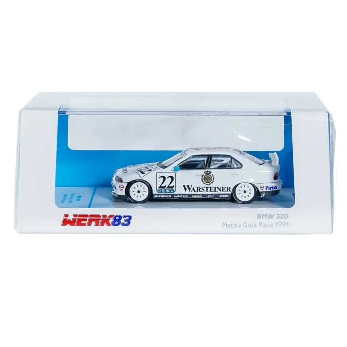 Tarmac Works WERK83 1/64 BMW 320i Macau Guia Race 1996 Joachim Winkelhock WK83-034h - Görsel 2