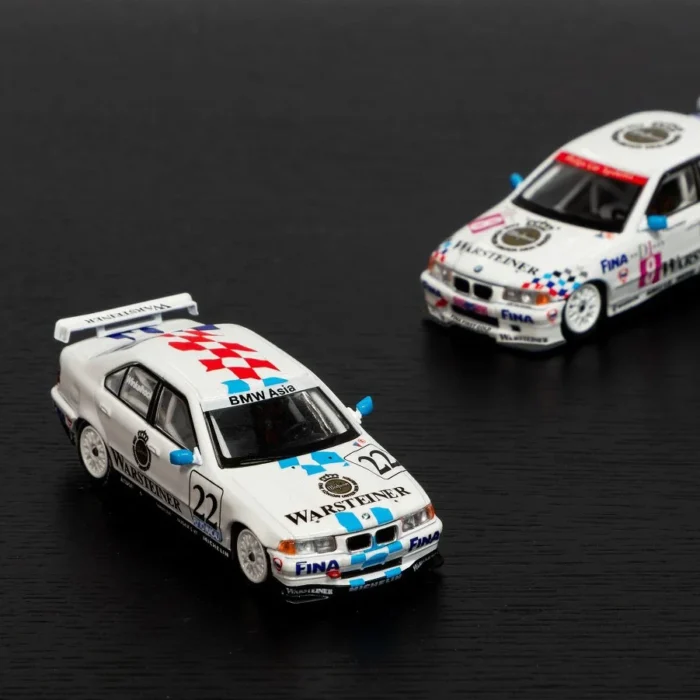 Tarmac Works WERK83 1/64 BMW 320i Macau Guia Race 1996 Joachim Winkelhock WK83-034h - Görsel 3