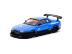 Tarmac Works 1/64 Nissan Skyline (R32) Widebody Tarmac Works 10th Anniversary - Designed by Jon Sibal - GLOBAL64 T64G-061-10TH - Görsel 2
