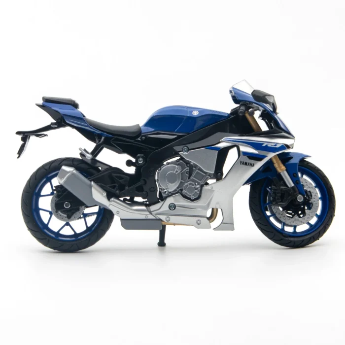 New-Ray 1:12 Yamaha YZF-R1 Diecast Model Motosiklet Lacivert - 57803A - Görsel 5