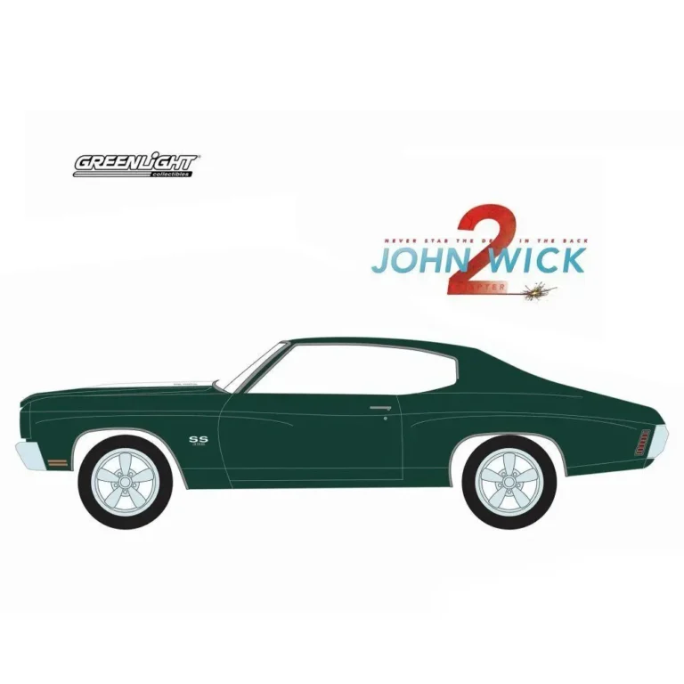 Greenlight John Wick (2014) - 1970 Chevrolet Chevelle SS 396 - 44780-F - Görsel 5