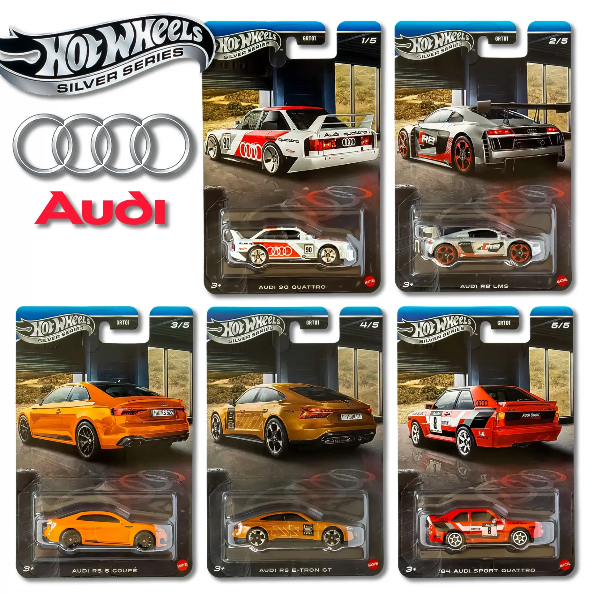 Hot Wheels Silver Series Audi Set - GRT01 - 979Q - Görsel 1 Hot Wheels Silver Series Audi Set - GRT01 - 979Q - Görsel 1