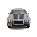 Maisto 1:18 1971 Chevrolet Camaro Diecast Model Araba Gri - 31131 - Görsel 7