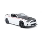 Maisto 1:24 2014 Ford Mustang Street Racer Beyaz Metal Model Araba - 31506 - Görsel 3