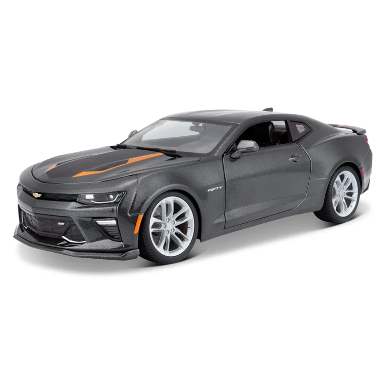 Maisto 1:18 2017 Chevrolet Camaro Fifty Diecast Model Araba Siyah - 31385 - Görsel 3
