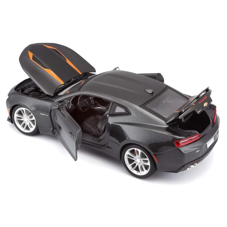 Maisto 1:18 2017 Chevrolet Camaro Fifty Diecast Model Araba Siyah - 31385 - Görsel 5