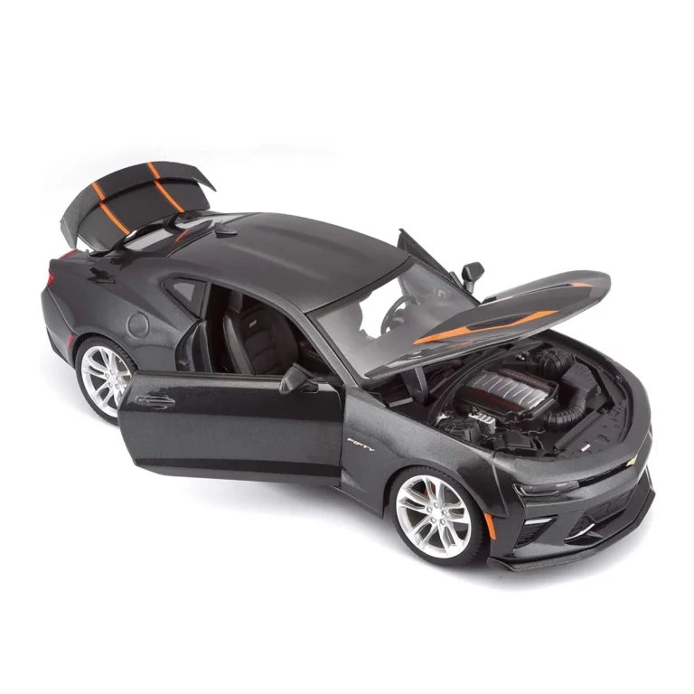 Maisto 1:18 2017 Chevrolet Camaro Fifty Diecast Model Araba Siyah - 31385 - Görsel 2
