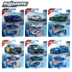 Majorette Showroom Deluxe Cars Moving Parts 6 Araçlık Set - Pur Sport