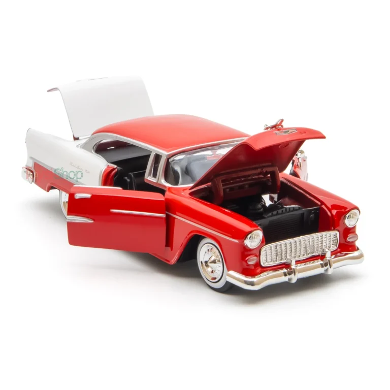Motor Max 1:24 1955 Chevy Bel Air Kırmızı - 73229 - Görsel 2