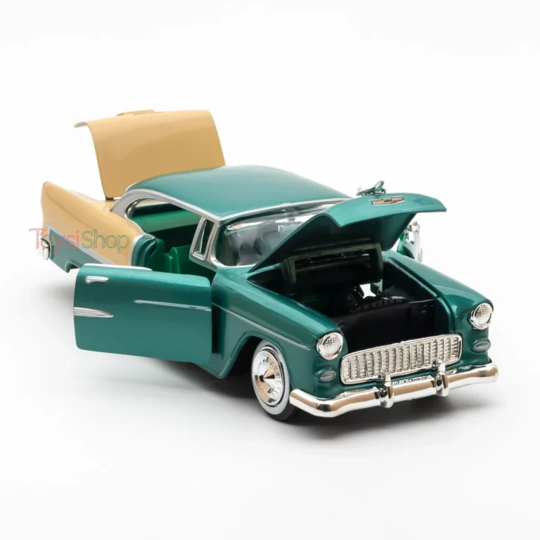 Motor Max 1:24 1955 Chevy Bel Air Yeşil - 73229 - Görsel 2