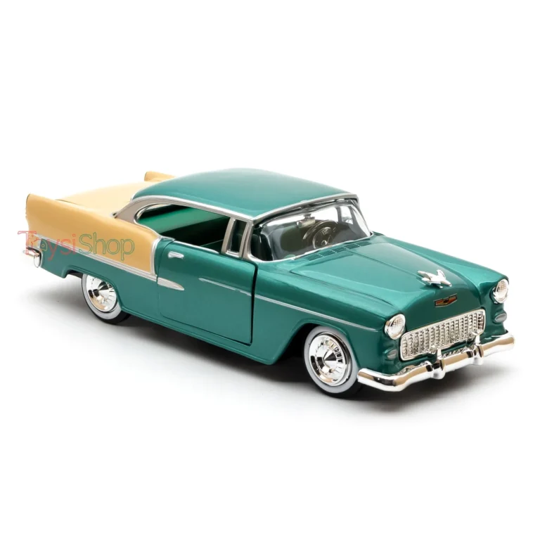 Motor Max 1:24 1955 Chevy Bel Air Yeşil - 73229 - Görsel 3