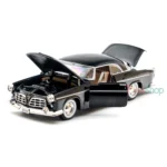 Motor Max 1:24 1955 Chrysler C300 Diecast Model Araba Siyah - 73302 - Görsel 2