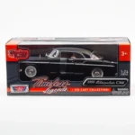 Motor Max 1:24 1955 Chrysler C300 Diecast Model Araba Siyah - 73302 - Görsel 8
