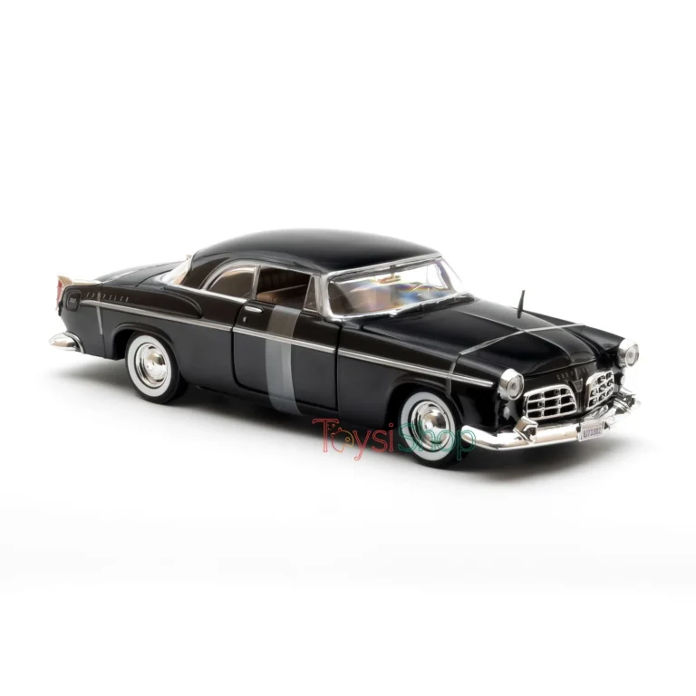 Motor Max 1:24 1955 Chrysler C300 Diecast Model Araba Siyah - 73302 - Görsel 3