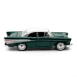 Motor Max 1:24 1957 Chevy Bel Air Yeşil Krom - 73228 - Görsel 4