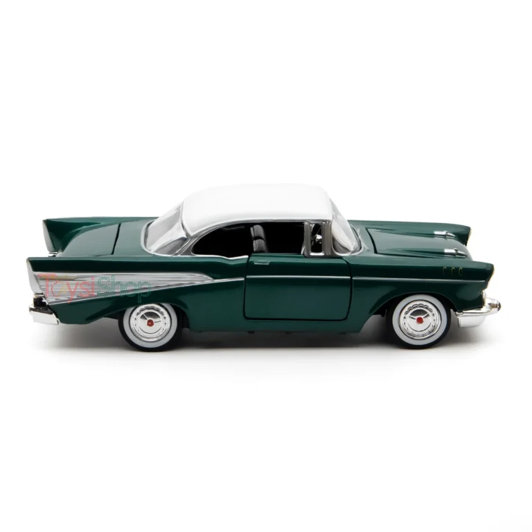 Motor Max 1:24 1957 Chevy Bel Air Yeşil Krom - 73228 - Görsel 4