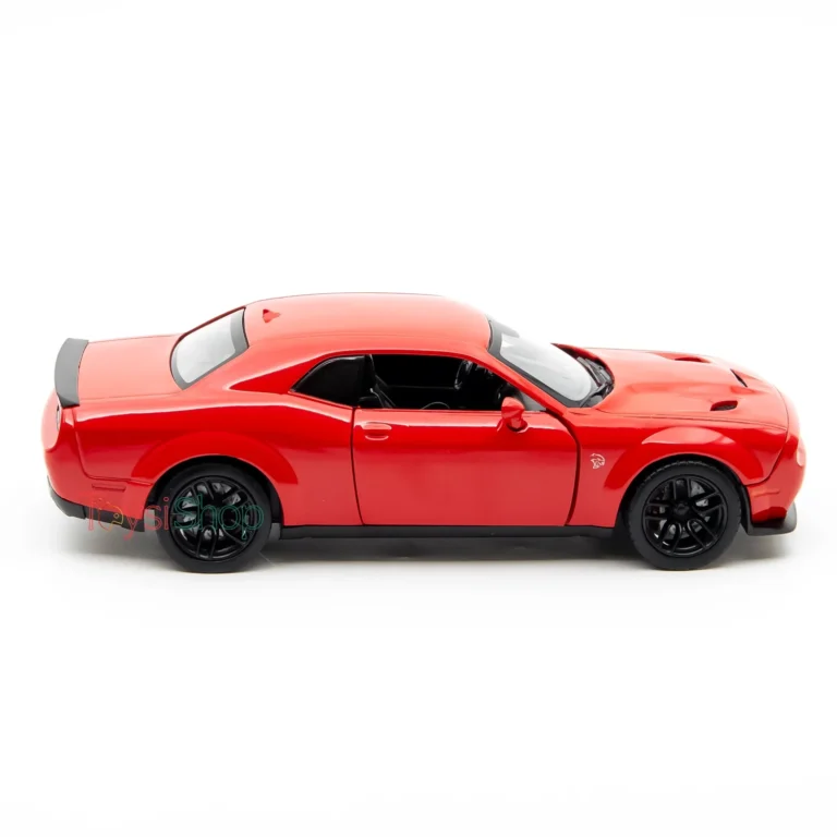 Motor Max 1:24 2018 Dodge Challenger SRT Hellcat Widebody Die-Cast Kırmızı Model Araba - 79350 - Görsel 4