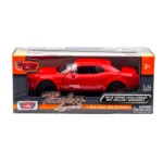 Motor Max 1:24 2018 Dodge Challenger SRT Hellcat Widebody Die-Cast Kırmızı Model Araba - 79350 - Görsel 7
