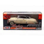 Motor Max 1:24 1950 Chevy Bel Air – Die Cast Model Araba Sarı - 73268 - Görsel 7