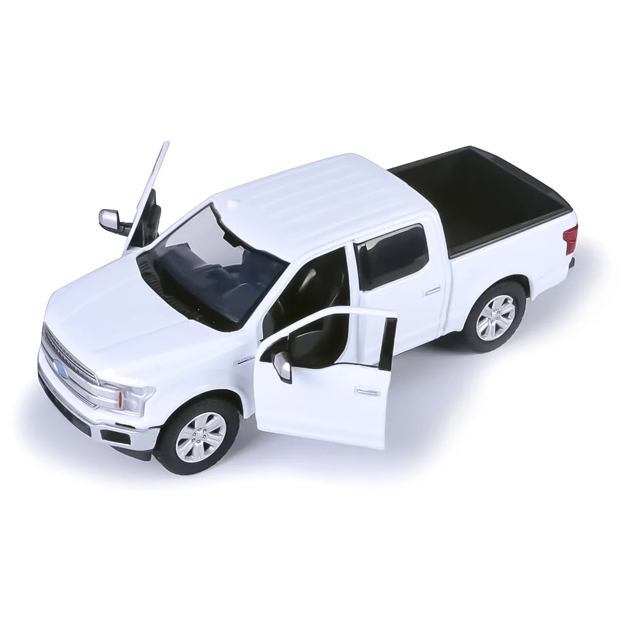 motor-max-1-27-2019-ford-f-150-lariat-crew-cab-27859283-sw1249sh1249 Motor Max 1:27 2019 Ford F-150 Lariat Crew Cab Diecast Model Araba Beyaz - 76363 - Görsel 1