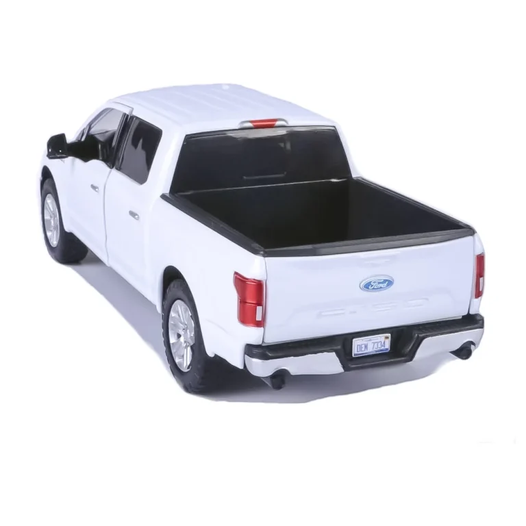 Motor Max 1:27 2019 Ford F-150 Lariat Crew Cab Diecast Model Araba Beyaz - 76363 - Görsel 5