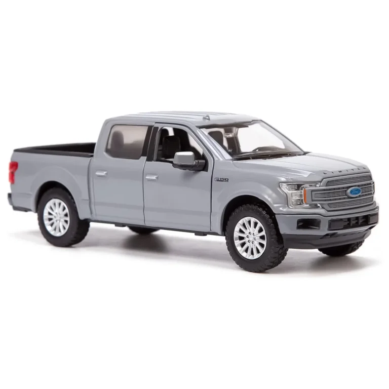 Motor Max 1:27 2019 Ford F-150 Lariat Crew Cab - Gri - Görsel 3