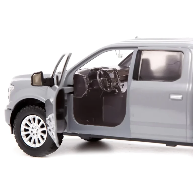 Motor Max 1:27 2019 Ford F-150 Lariat Crew Cab - Gri - Görsel 2