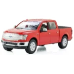 Motor Max 1:27 2019 Ford F-150 Lariat Crew Cab Diecast Model Araba Kırmızı - 79363