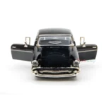 Motor Max 1:18 1957 Chevy Bel Air Siyah Klasik Model Araba - 73180 - Görsel 9