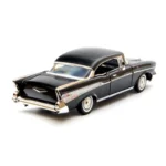 Motor Max 1:18 1957 Chevy Bel Air Siyah Klasik Model Araba - 73180 - Görsel 8