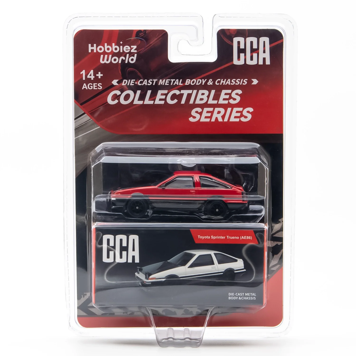 CCA 1:64 Collectibles Series Toyota Sprinter Trueno (AE86) Diecast Model Araba Kırmızı - 82537C - 1 CCA 1:64 Collectibles Series Toyota Sprinter Trueno (AE86) Diecast Model Araba Kırmızı - 82537C - Görsel 1