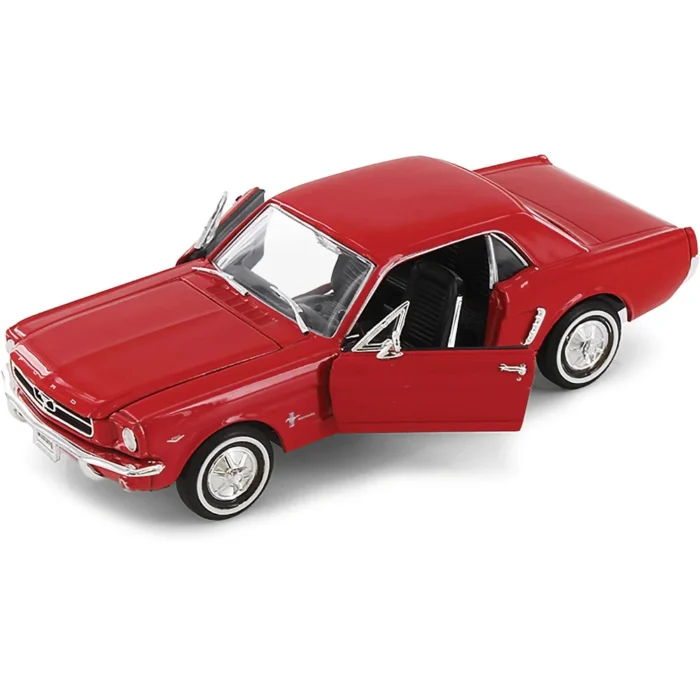 Welly 1:18 1964 1/2 Form Mustang Kırmızı Diecast Model Araba - 12519H-W - Görsel 8