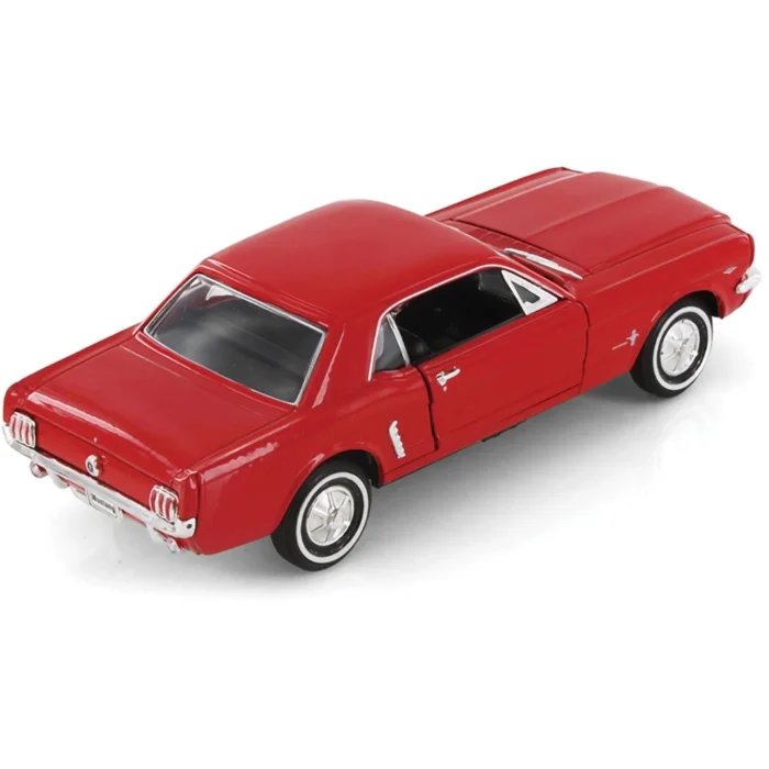 Welly 1:18 1964 1/2 Form Mustang Kırmızı Diecast Model Araba - 12519H-W - Görsel 6