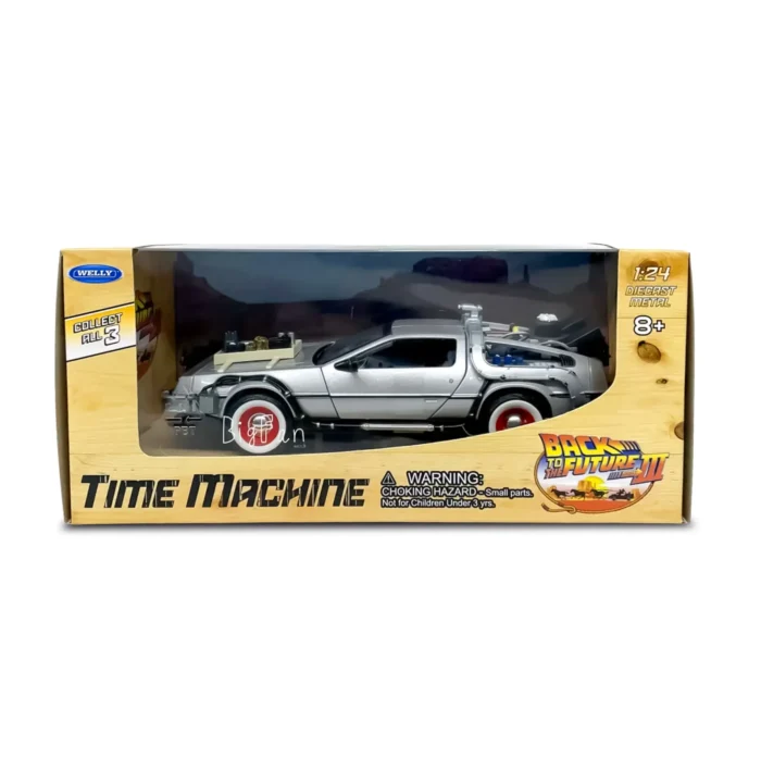 Welly 1:24 DeLorean Time Machine Back to the Future 3 - 22444W - Görsel 5