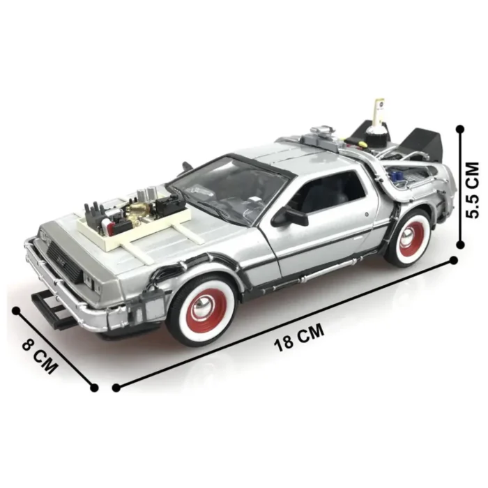 Welly 1:24 DeLorean Time Machine Back to the Future 3 - 22444W - Görsel 6
