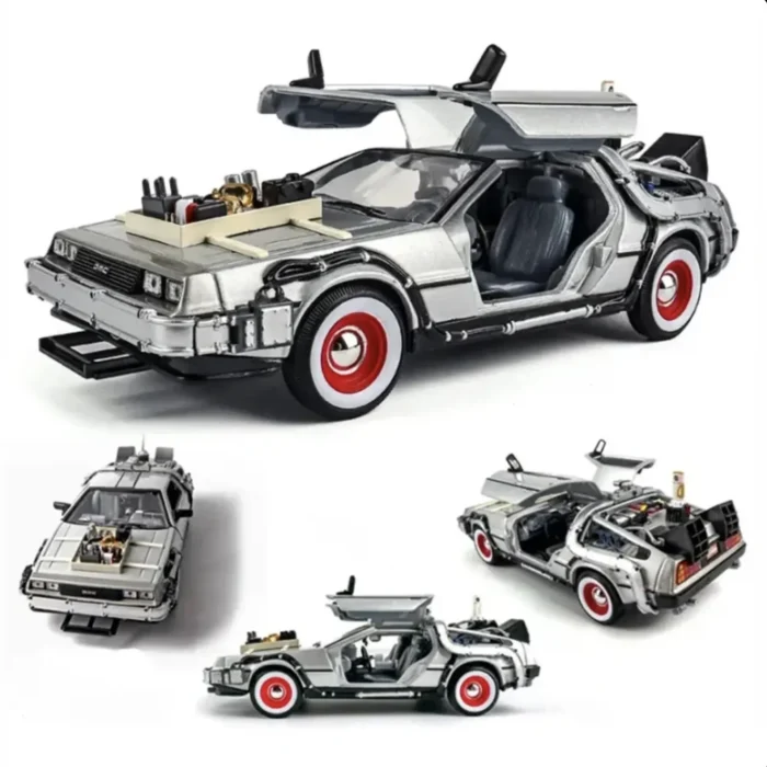 Welly 1:24 DeLorean Time Machine Back to the Future 3 - 22444W - Görsel 3